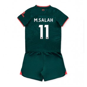 Liverpool Mohamed Salah #11 kläder Barn 2022-23 Tredje Tröja Kortärmad (+ korta byxor)